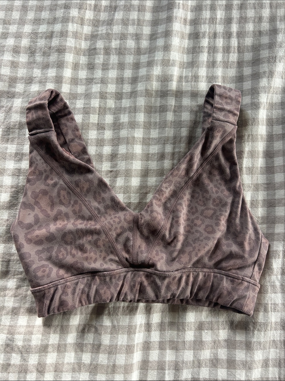 Glider Leopard sports bra